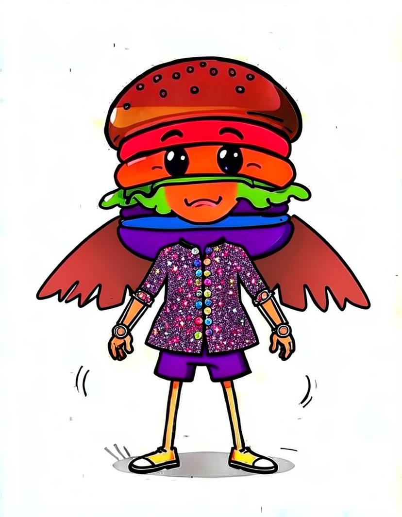 Rainbow Bolt, a Dandys World OC made on GenTube