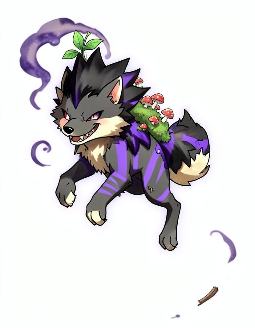 Specterhowl, a Pokemon OC made on GenTube