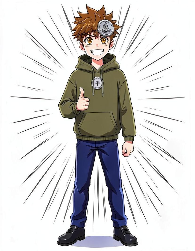 Dev, a Naruto OC made on GenTube