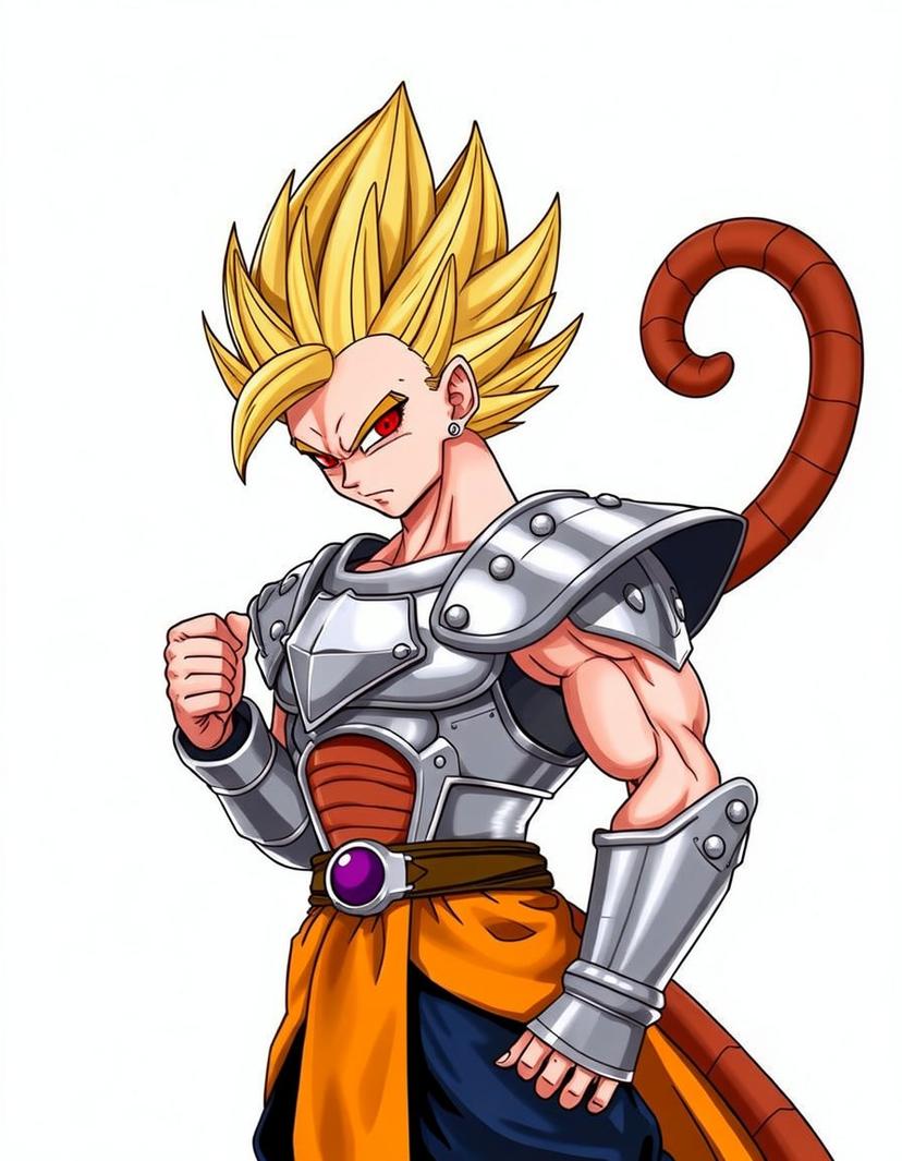 Raze Kazar, a Dragon Ball OC made on GenTube