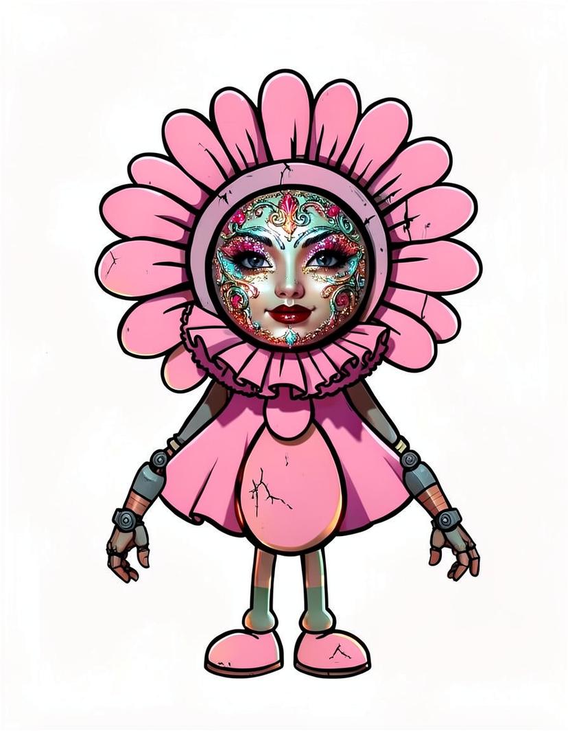 Daisy Bolt, a Dandys World OC made on GenTube
