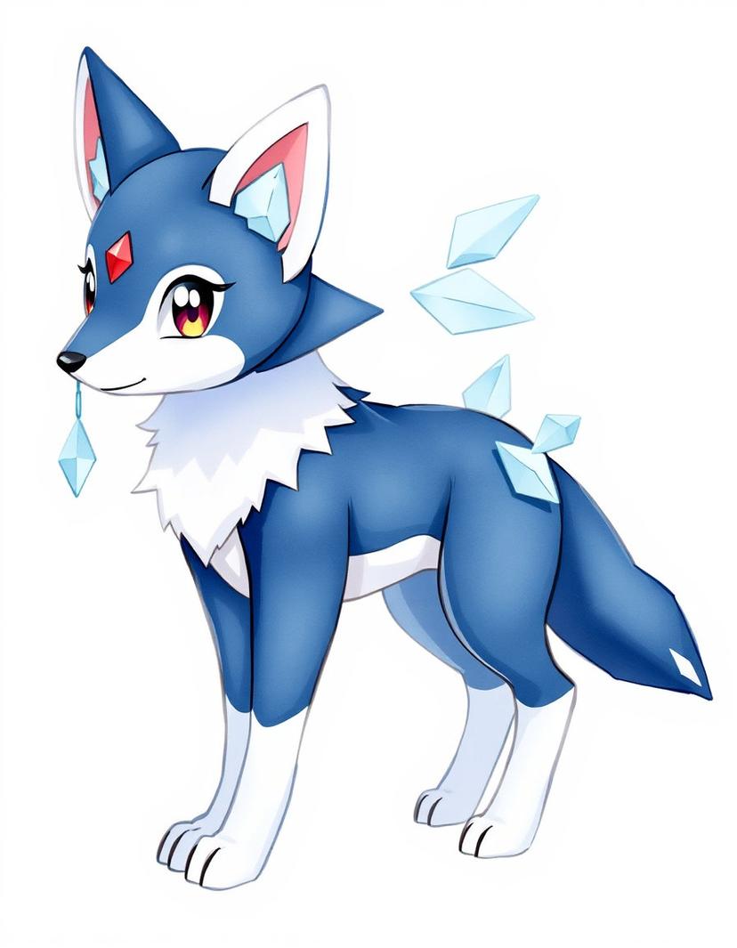 Glacierce, a Pokemon OC made on GenTube