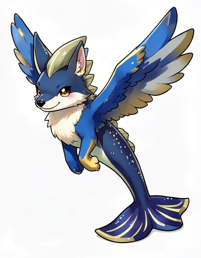 Zephyrfang, a Pokemon OC made on GenTube