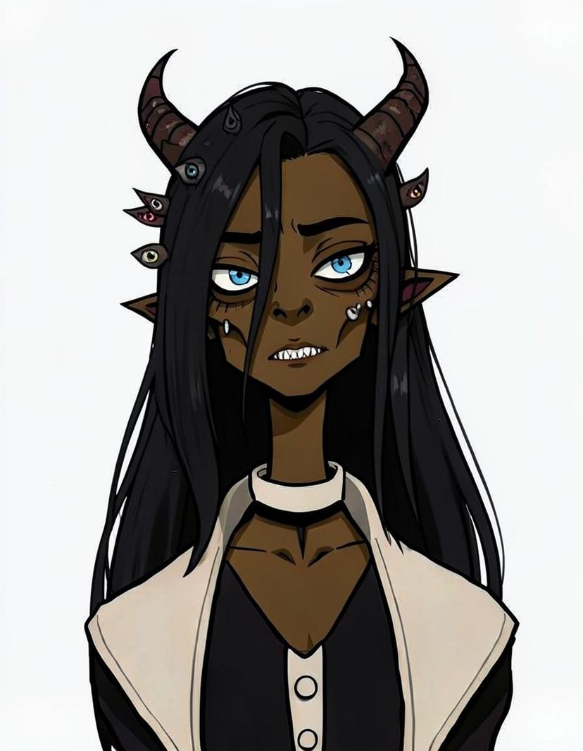 Liditria, a Hazbin Hotel OC made on GenTube
