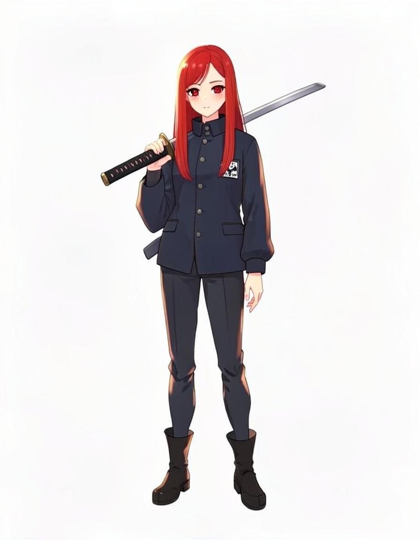 Scarlet Gaze, a Jujutsu Kaisen OC made on GenTube