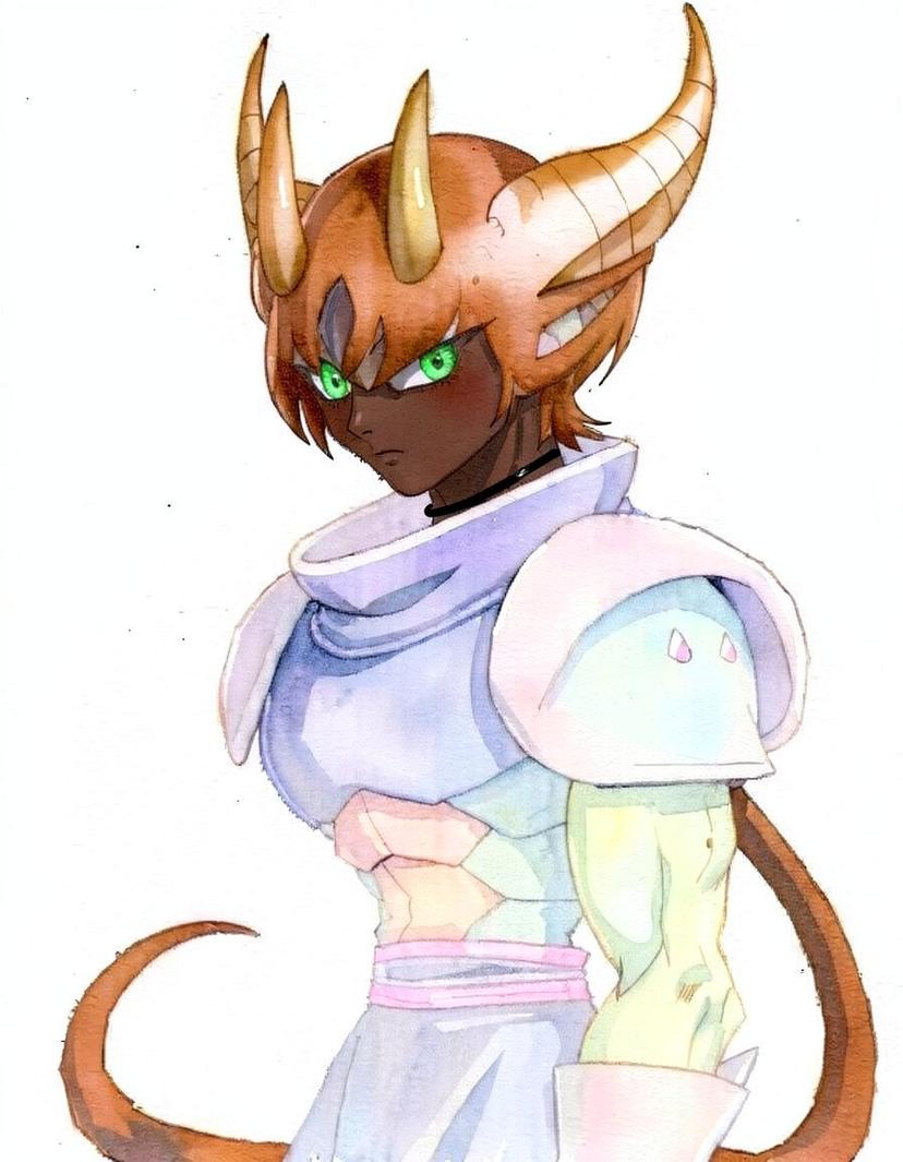 Hornveil, a Dragon Ball OC made on GenTube