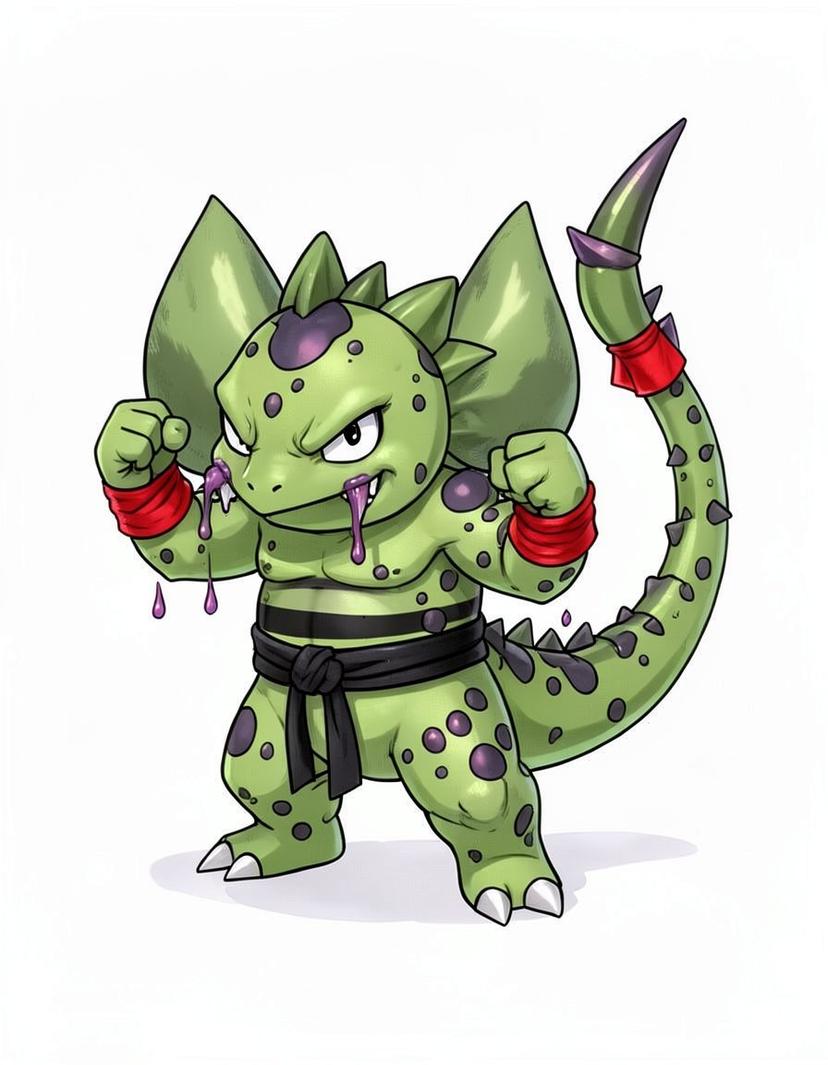 Venomon, a Pokemon OC made on GenTube