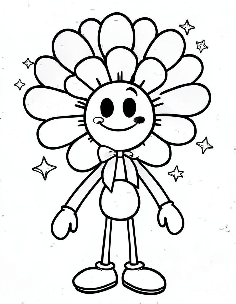 Petal Pomp, a Dandys World OC made on GenTube