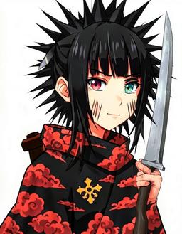 Miraizuru, a Naruto OC made on GenTube