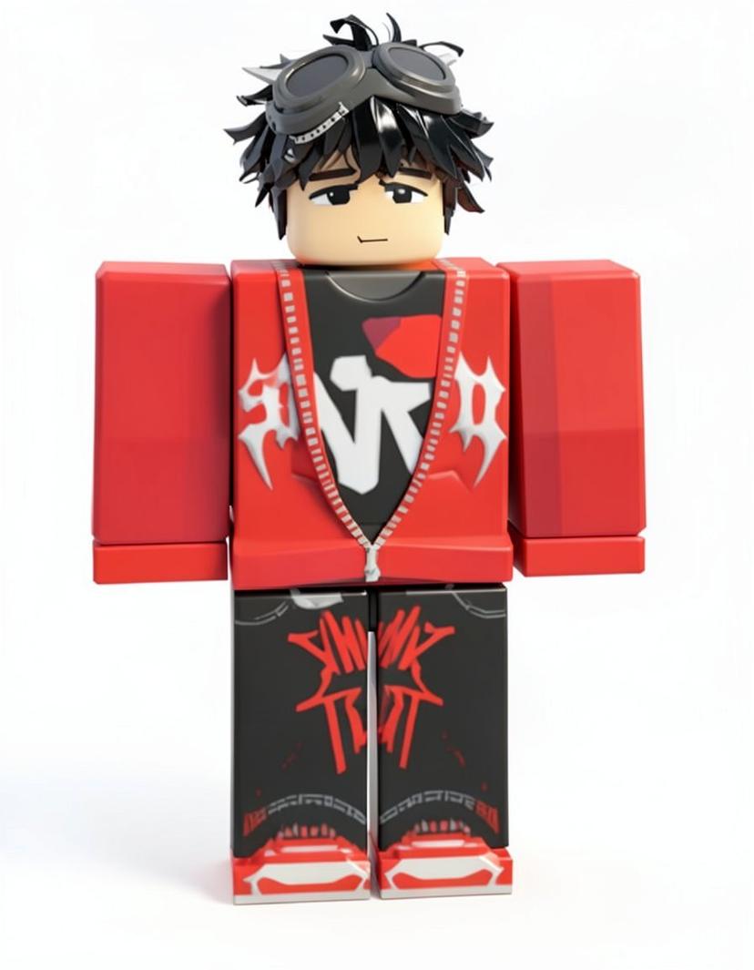 Red, a Roblox OC made on GenTube
