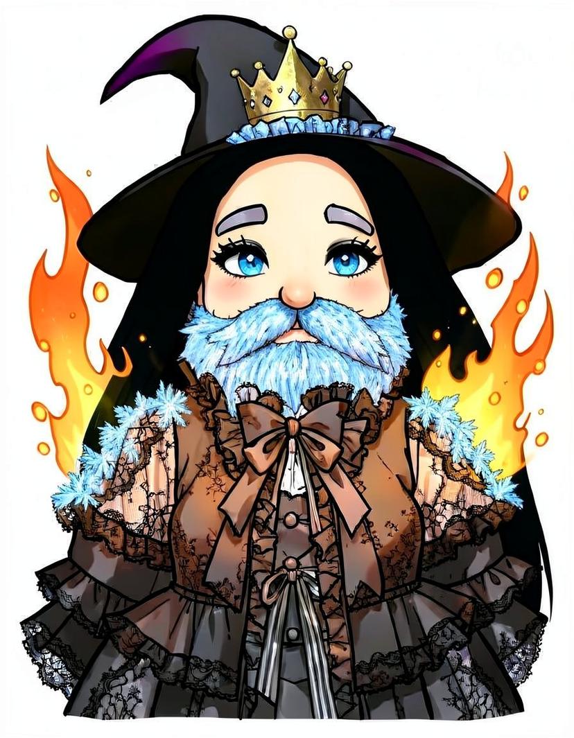 Frostbane, a Adventure Time OC made on GenTube