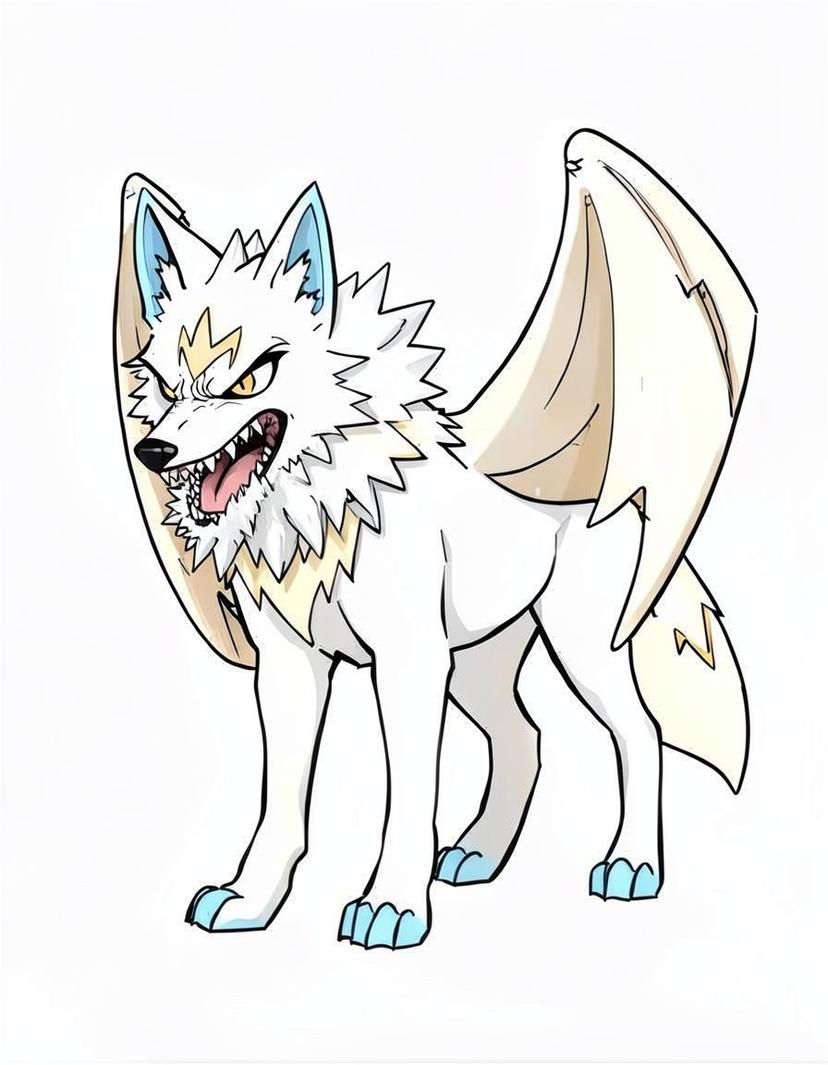 Frostfang, a Pokemon OC made on GenTube