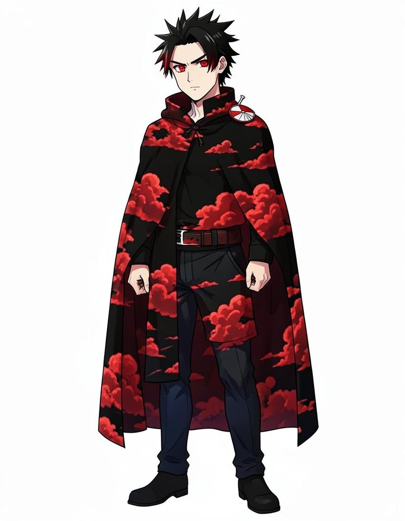 Irio unchiha, a Naruto OC made on GenTube