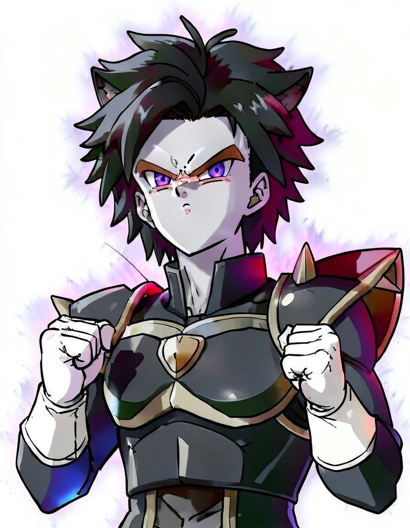 Violetspike, a Dragon Ball OC made on GenTube