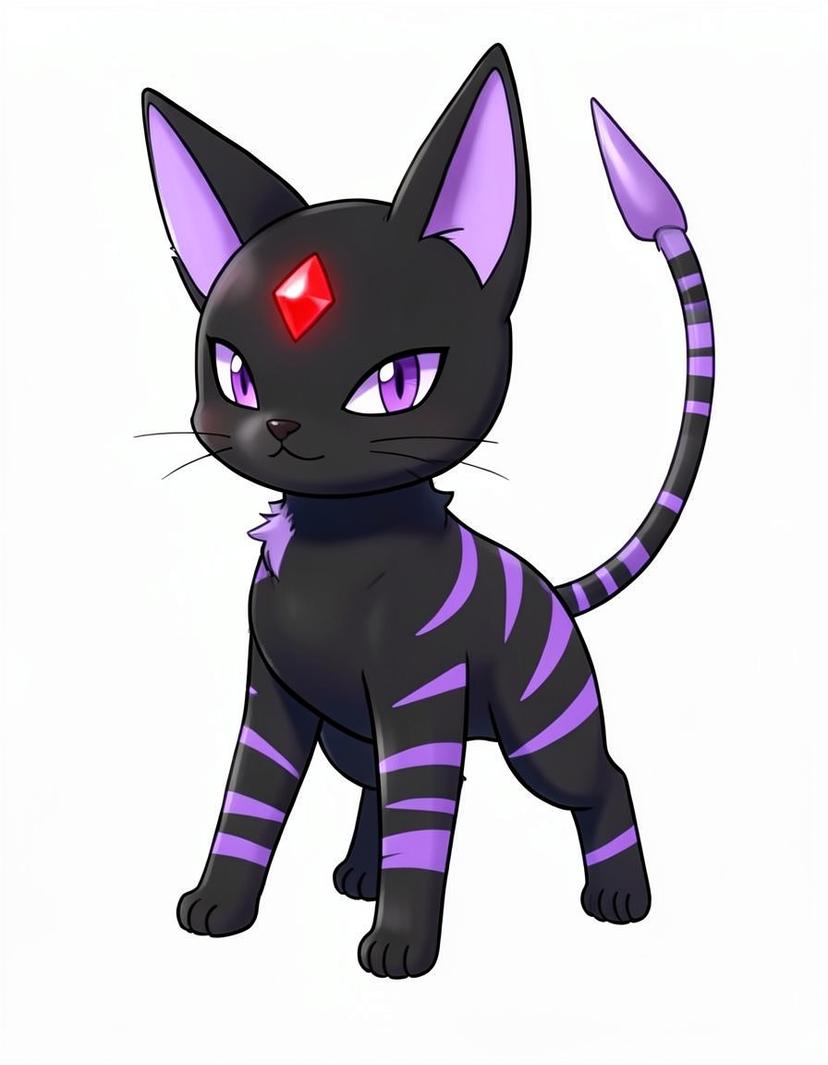 Astramew, a Pokemon OC made on GenTube