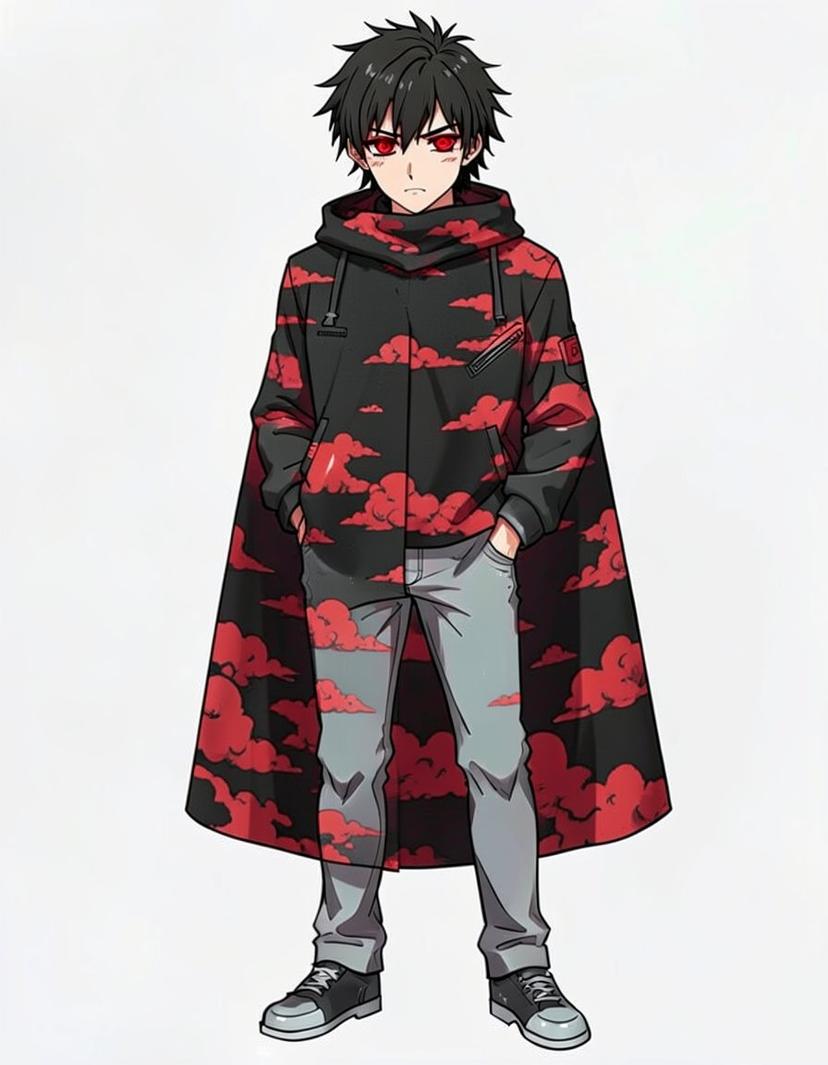 Obsidian Veil, a Naruto OC made on GenTube