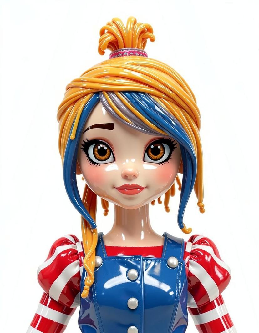 Sulili, a Digital Circus OC made on GenTube