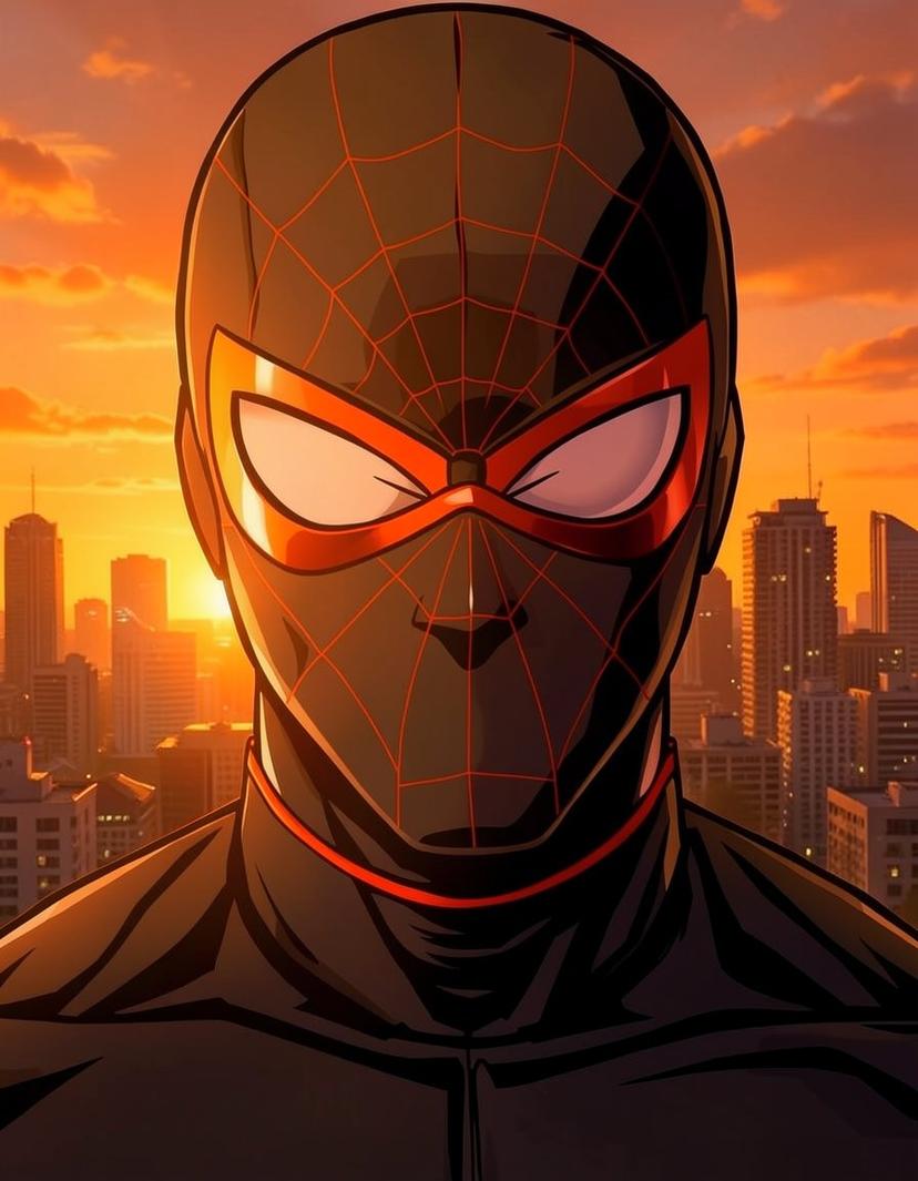 Rednet Shadow, a Spider Man OC made on GenTube