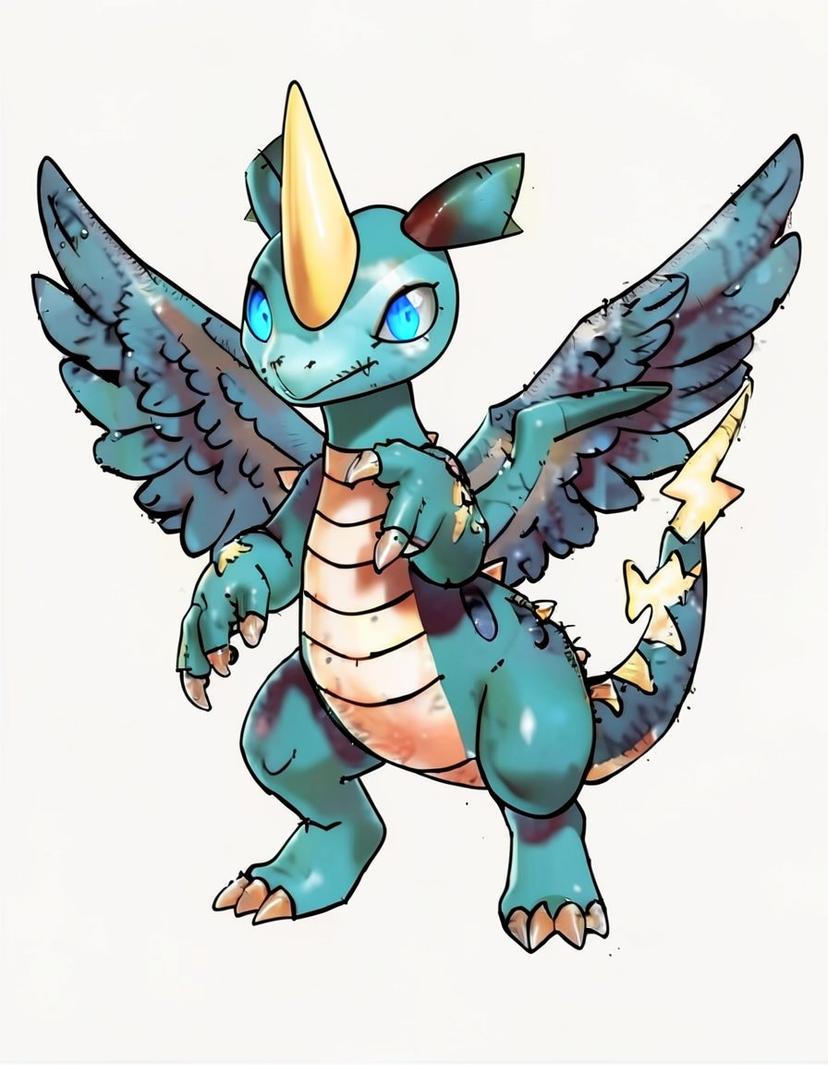 Dracozap, a Pokemon OC made on GenTube