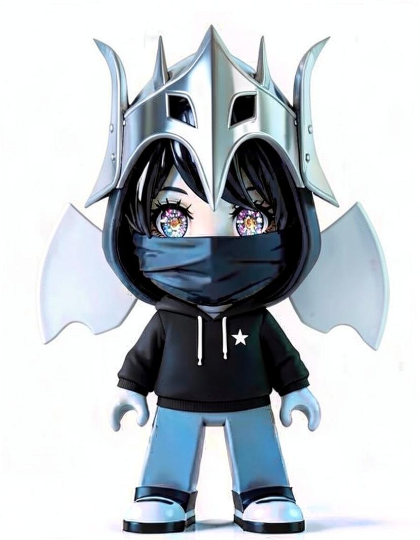 Luminax, a Roblox OC made on GenTube