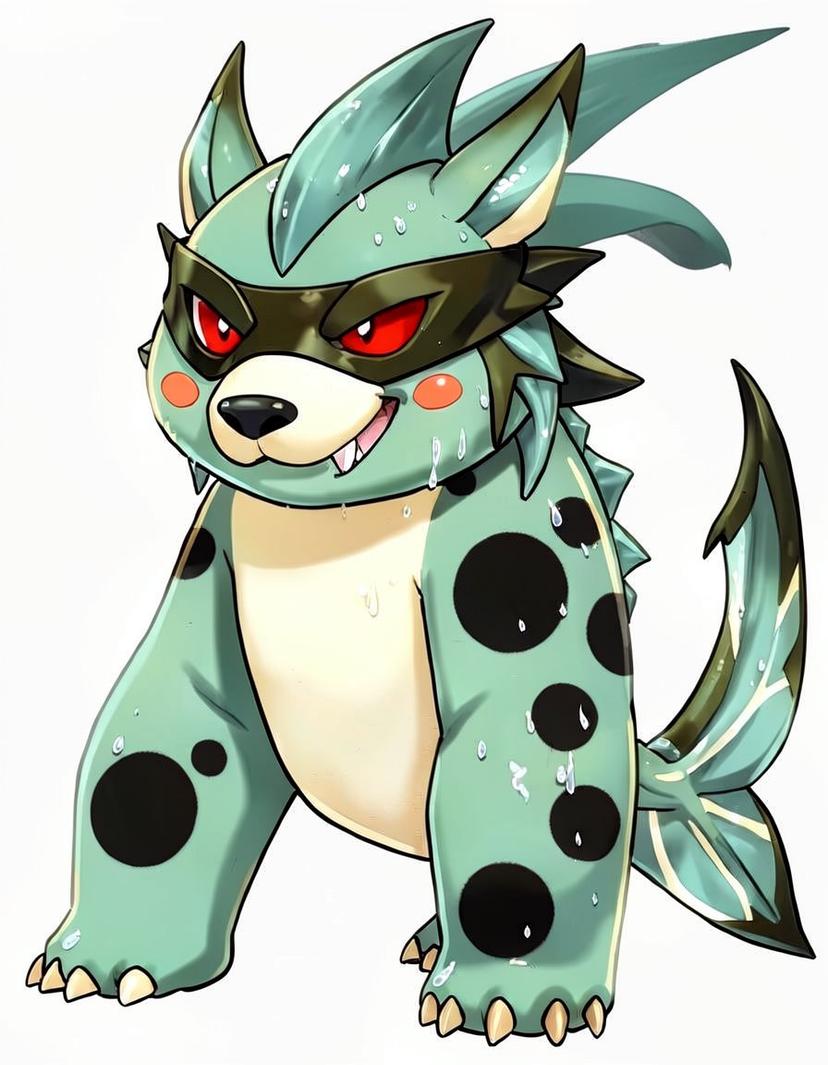 Manchix, a Pokemon OC made on GenTube