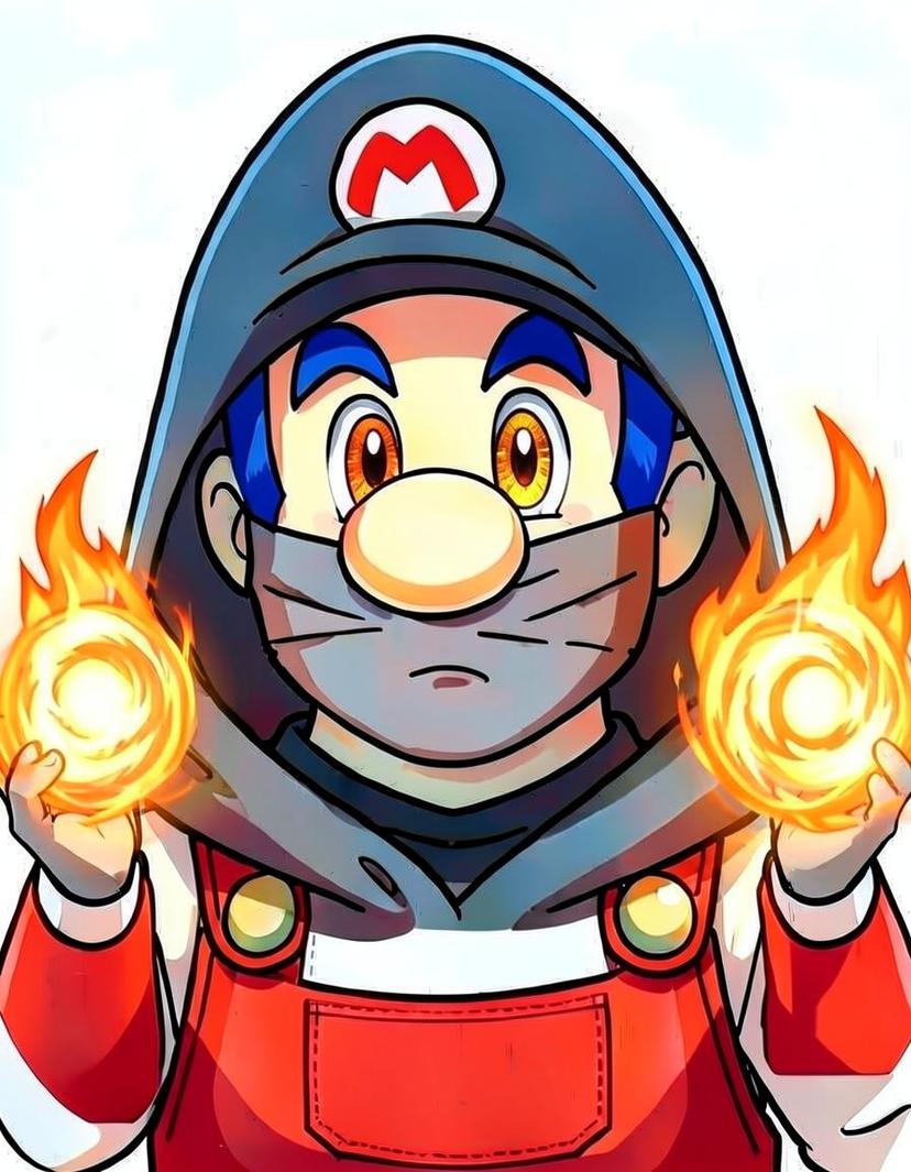 Jamie Damien, a Mario OC made on GenTube