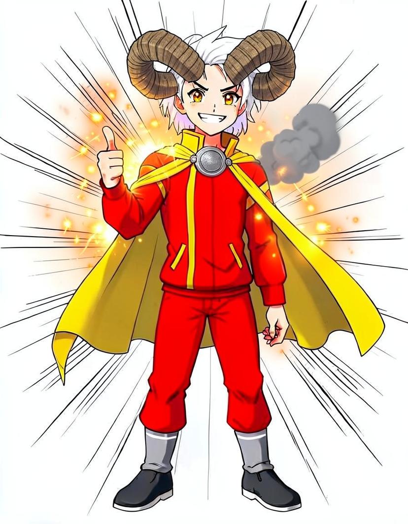 Crimson Aster, a My Hero Academia OC made on GenTube