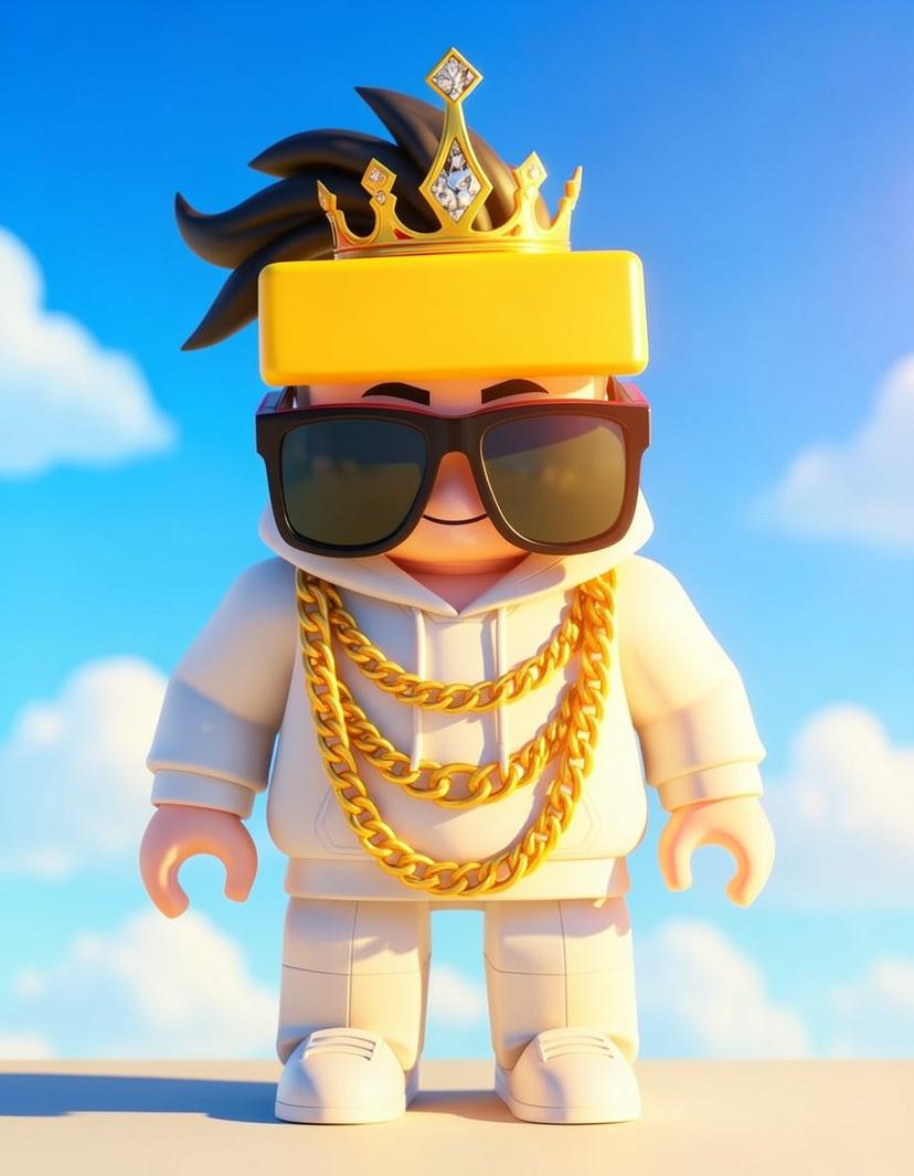 Goldflare, a Roblox OC made on GenTube