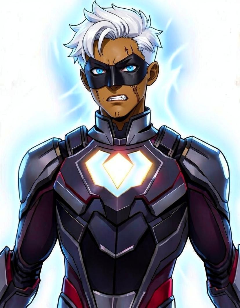 Auric Blaze, a Marvel Superhero OC made on GenTube