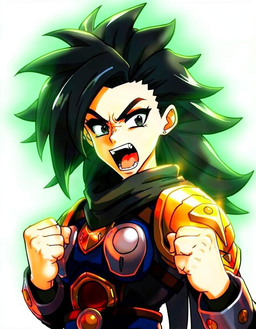 Sarada, a Dragon Ball OC made on GenTube