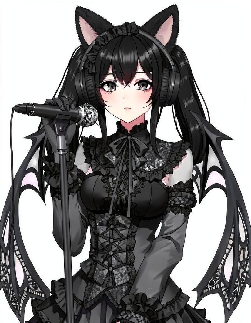 luna chan, a Vocaloid OC made on GenTube