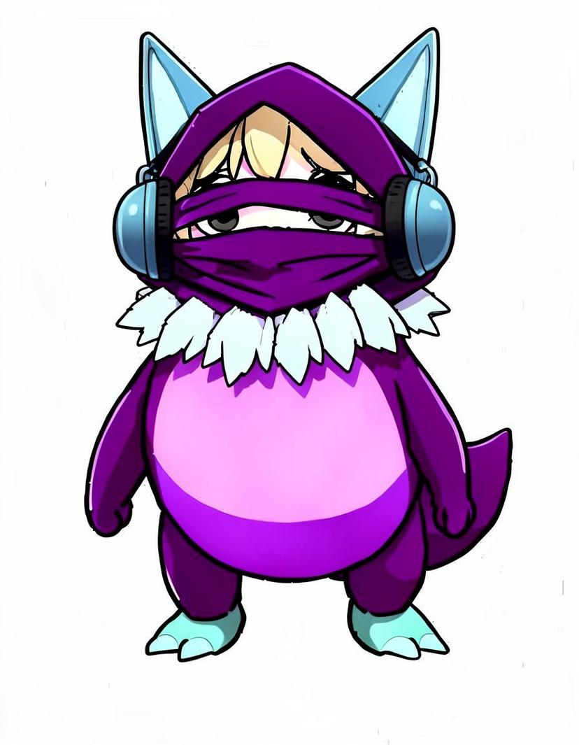 Violetspike, a Pokemon OC made on GenTube