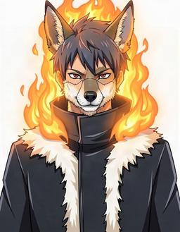 Ashclaw, a My Hero Academia OC made on GenTube