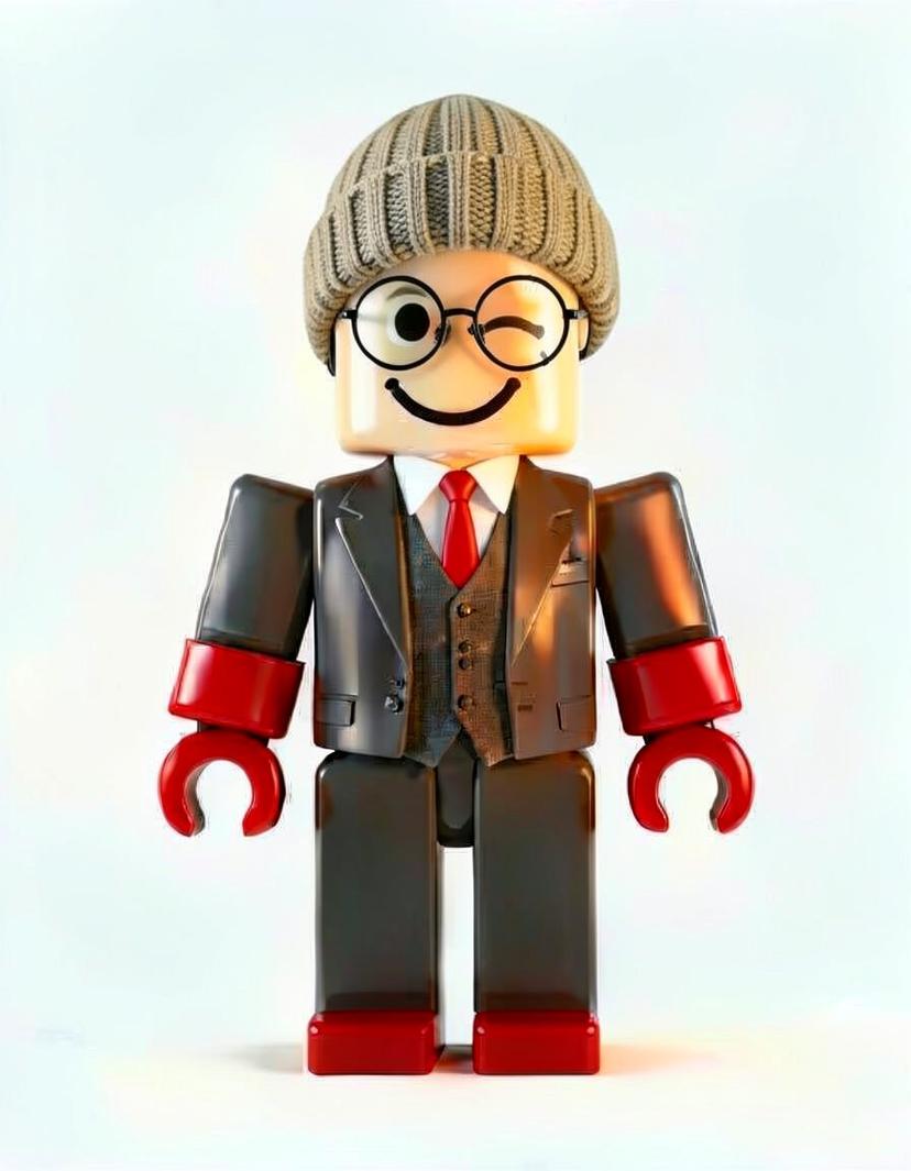 Crimson Block, a Roblox OC made on GenTube