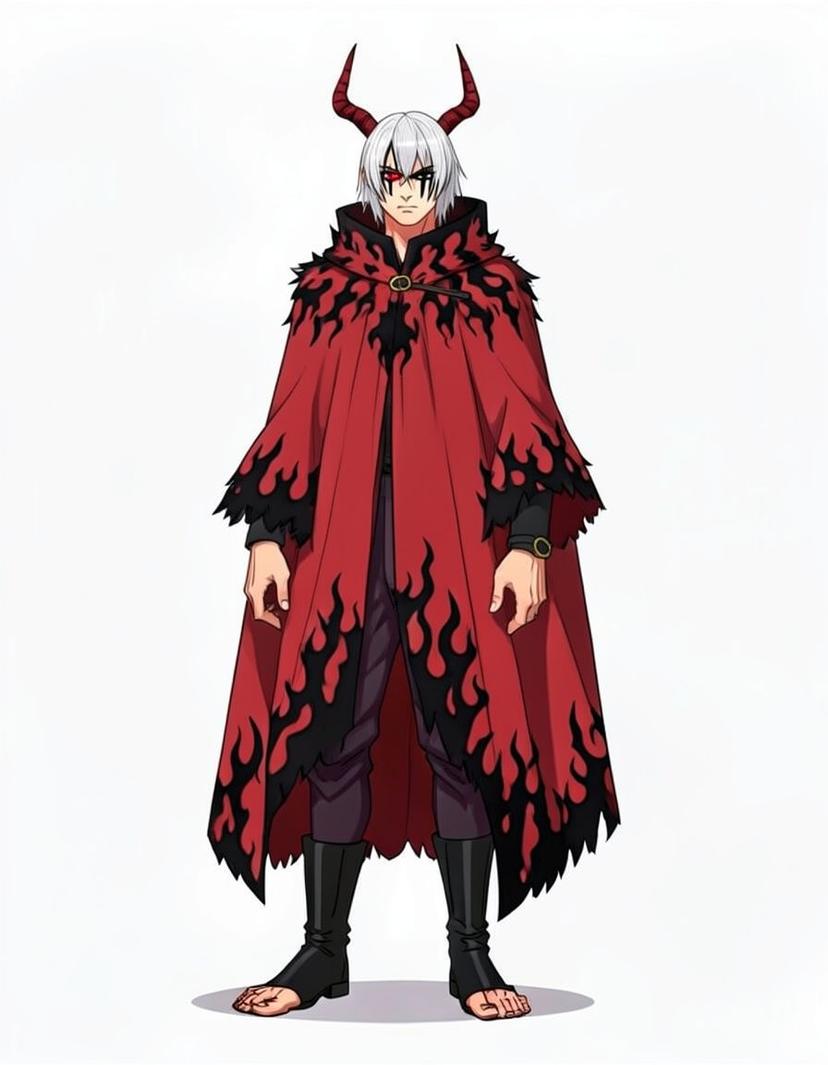 Crimson Lord, a Naruto OC made on GenTube