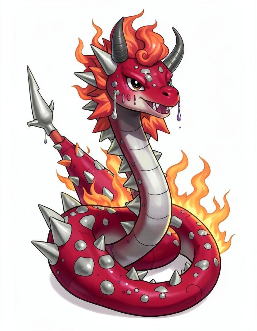 Toxhiss, a Pokemon OC made on GenTube