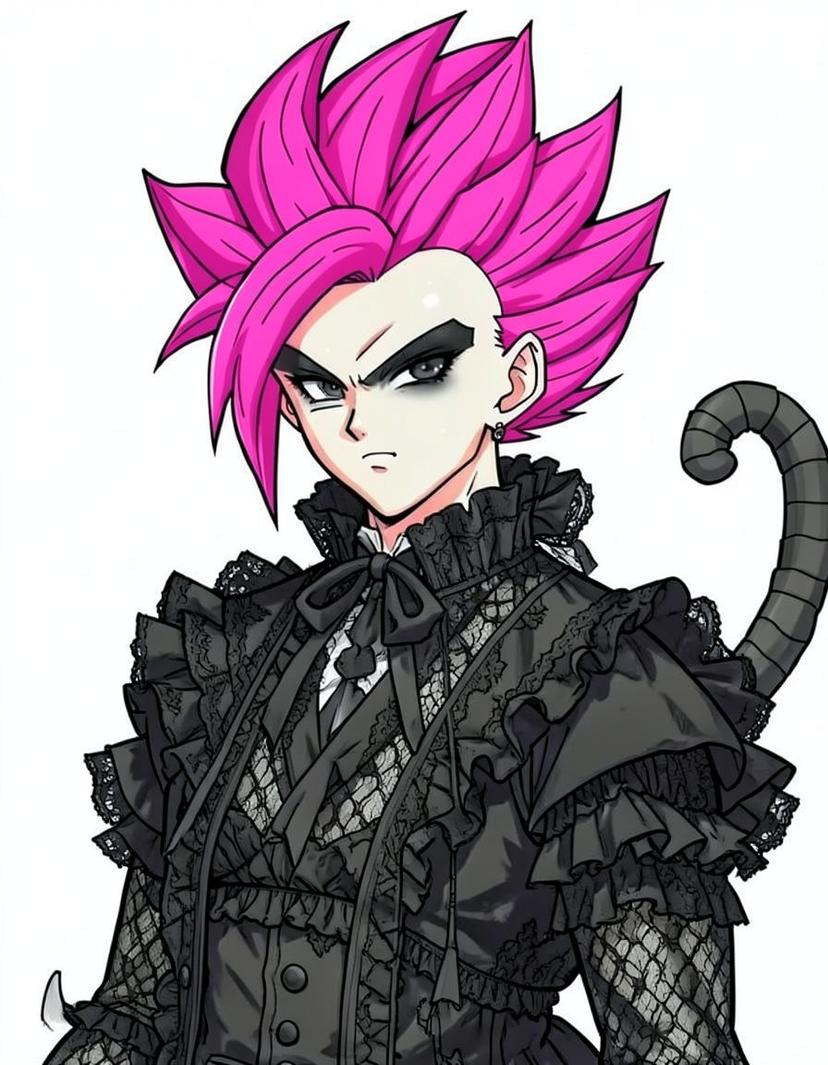 Blazefury, a Dragon Ball OC made on GenTube