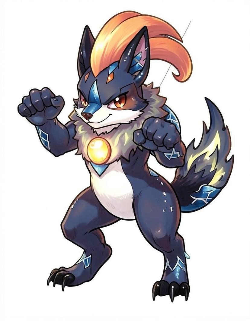 Infernyx, a Pokemon OC made on GenTube