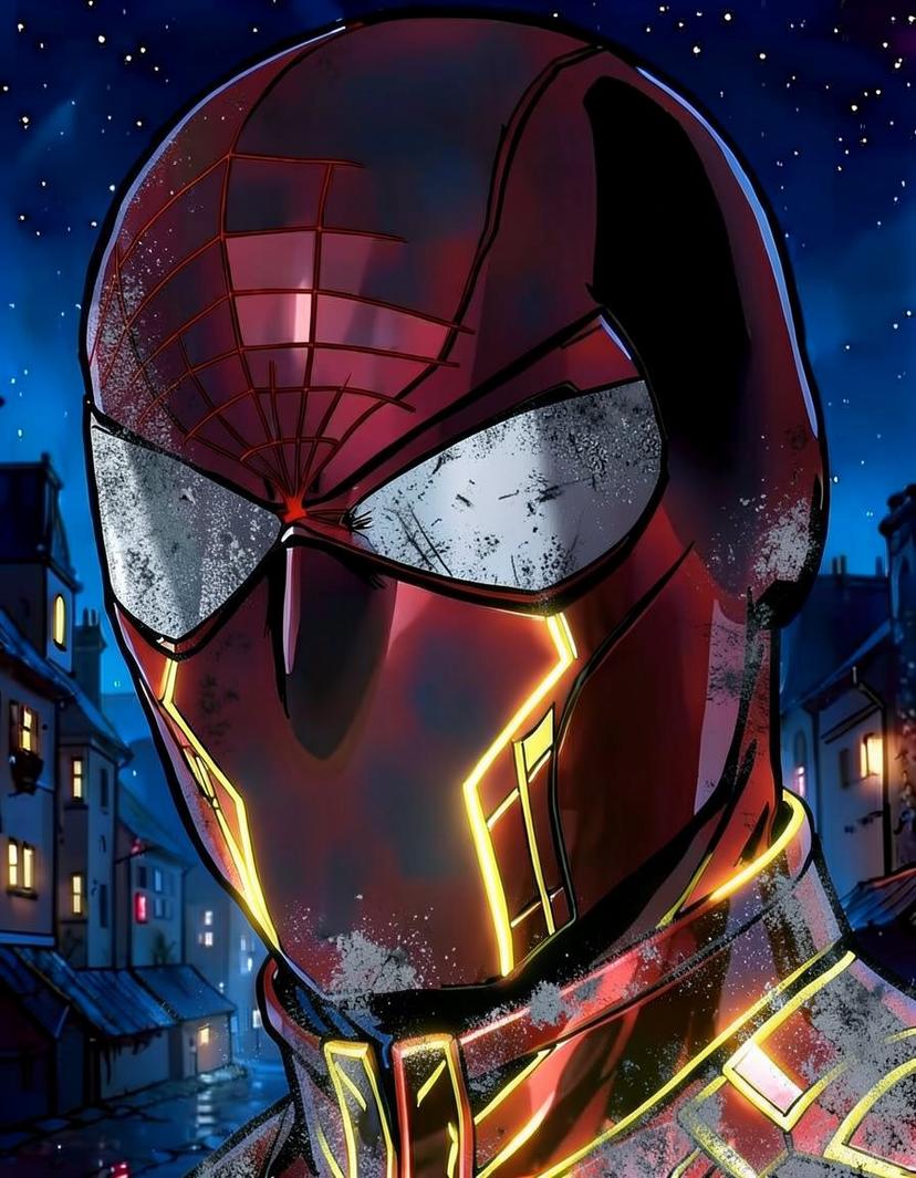 Super Spider, a Spider Man OC made on GenTube