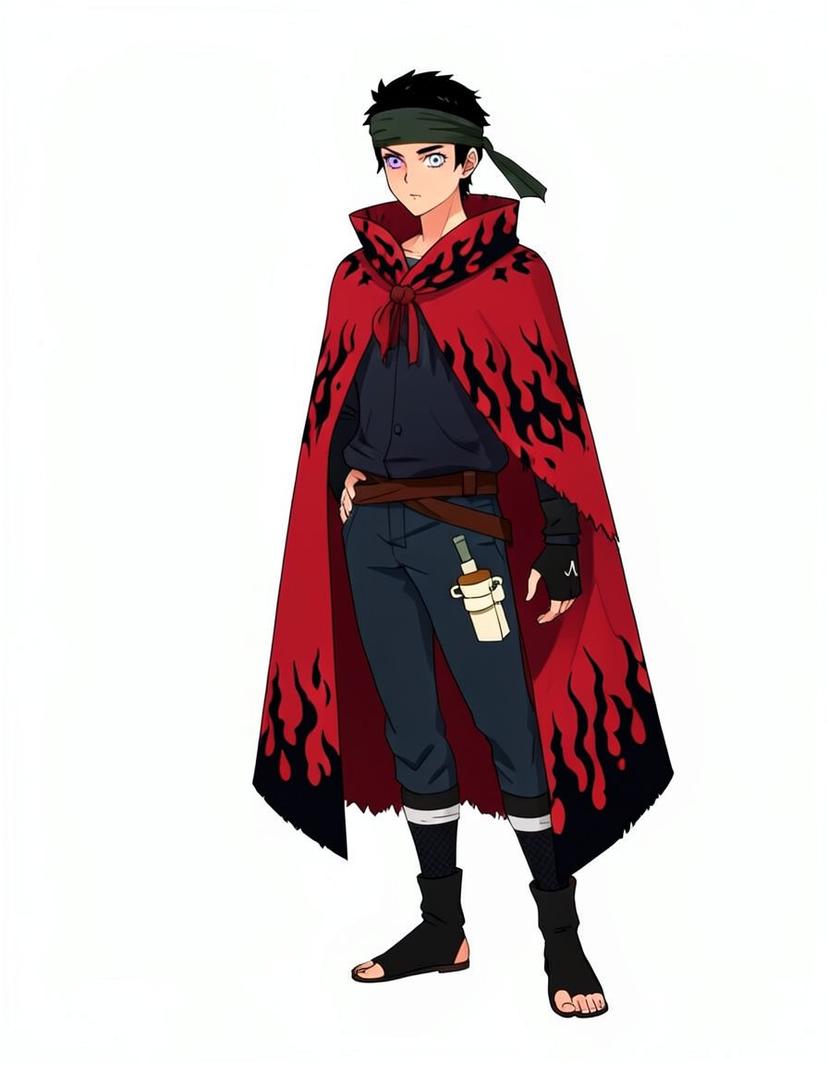 Kurojin, a Naruto OC made on GenTube