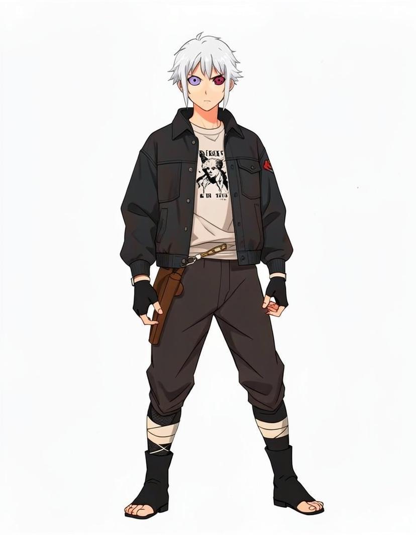 Silent Fan, a Naruto OC made on GenTube
