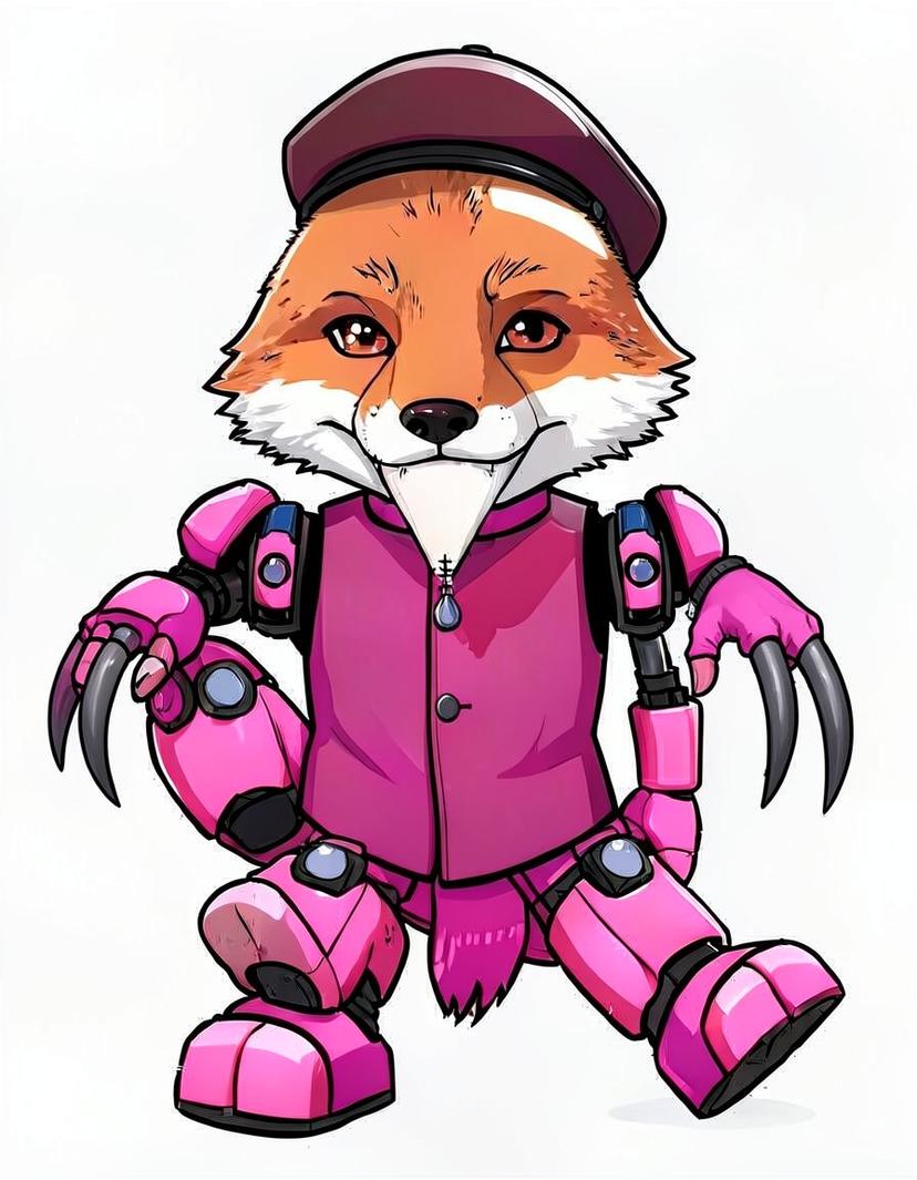 Pink Sam amazes, a FNAF OC made on GenTube