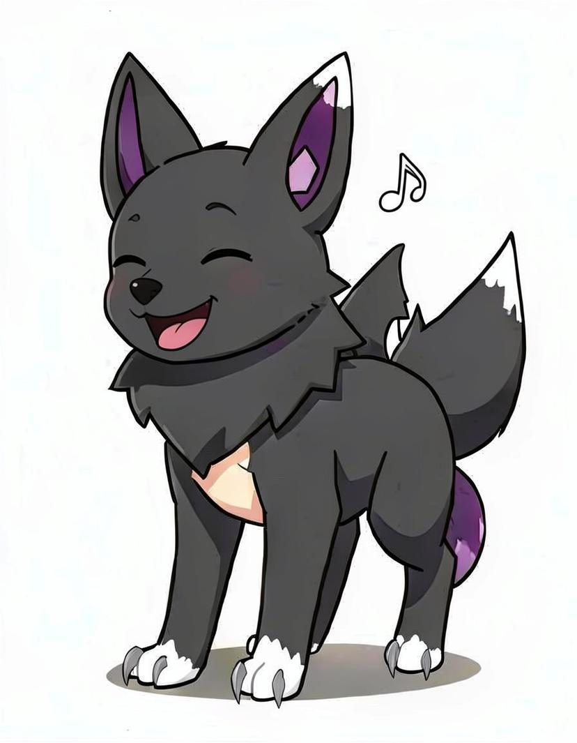 Specterwolf, a Pokemon OC made on GenTube