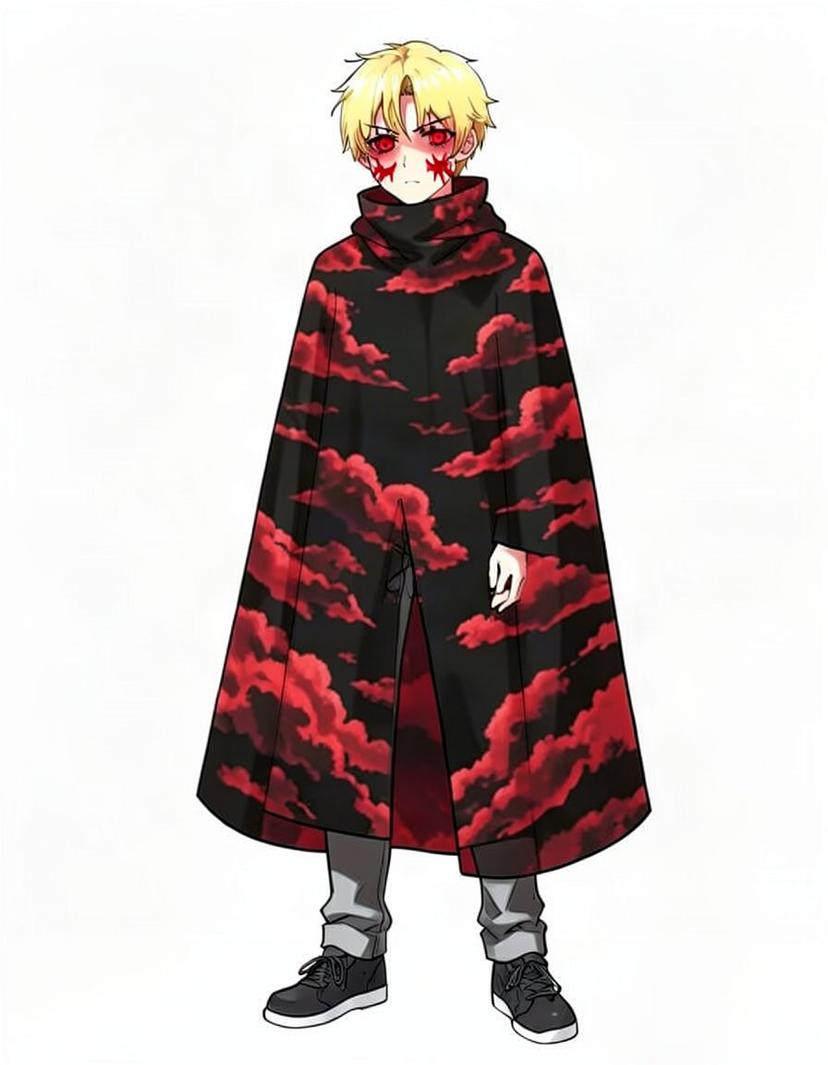 Nightflare, a Naruto OC made on GenTube