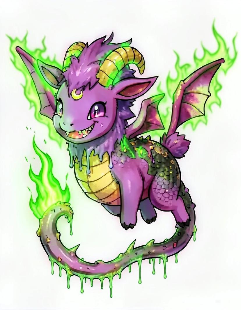 Spookgoat, a Pokemon OC made on GenTube
