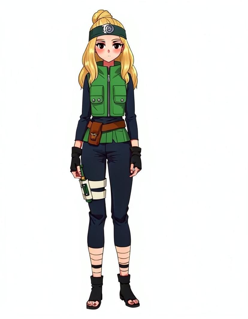 Silvara Kaze, a Naruto OC made on GenTube