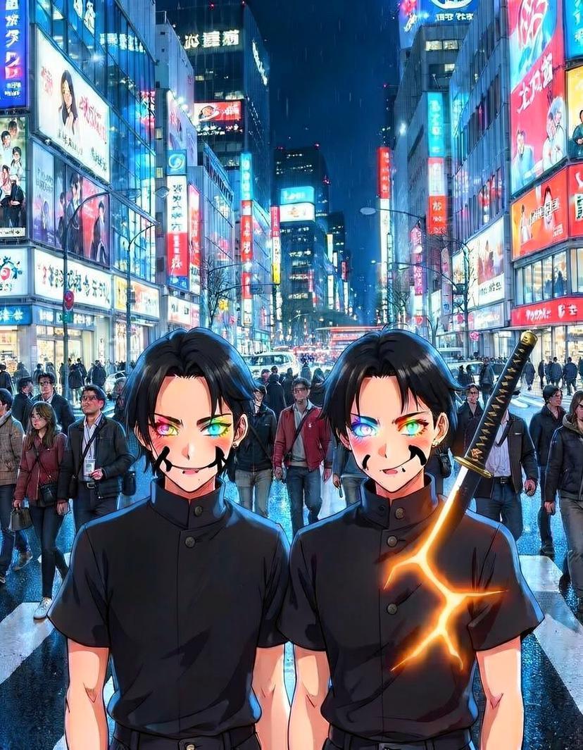 Kaen Ryu, a Jujutsu Kaisen OC made on GenTube