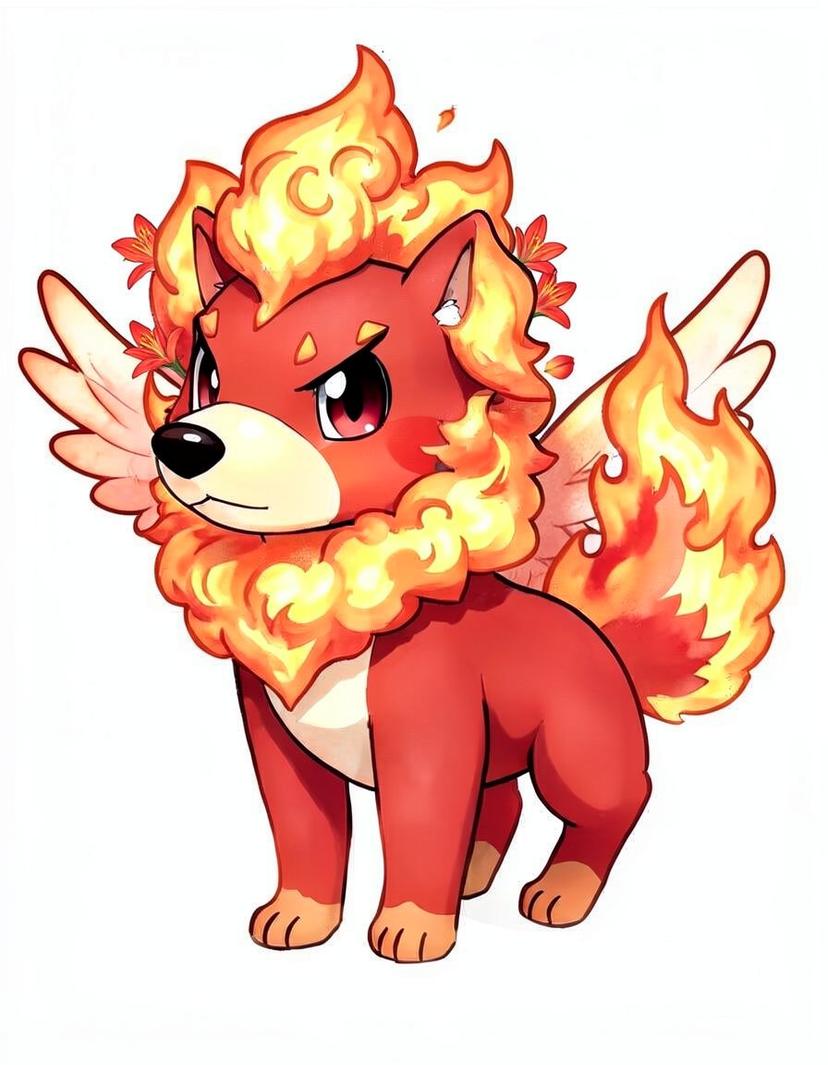 Flamili, a Pokemon OC made on GenTube