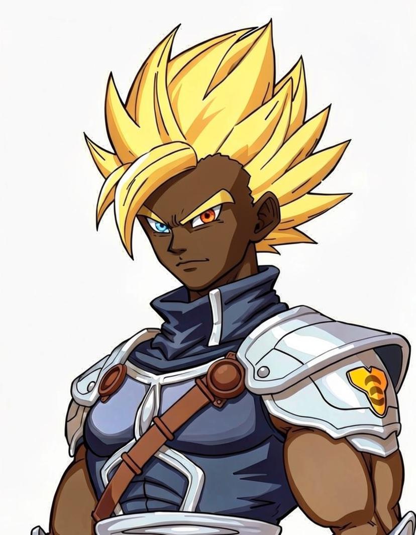 Solarflare, a Dragon Ball OC made on GenTube