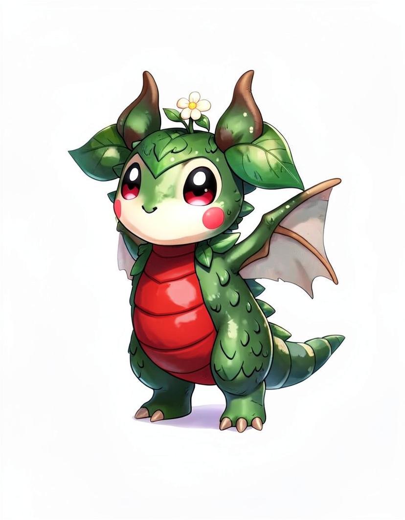 Leaflo, a Pokemon OC made on GenTube